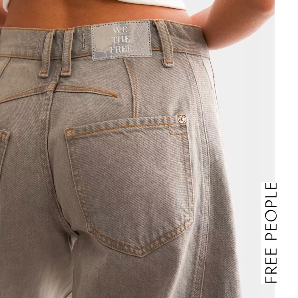 Free People, Good Luck Jeans, Dark Grey, Top Rated Style! NEW WITH TAGS! - Picture 6 of 12